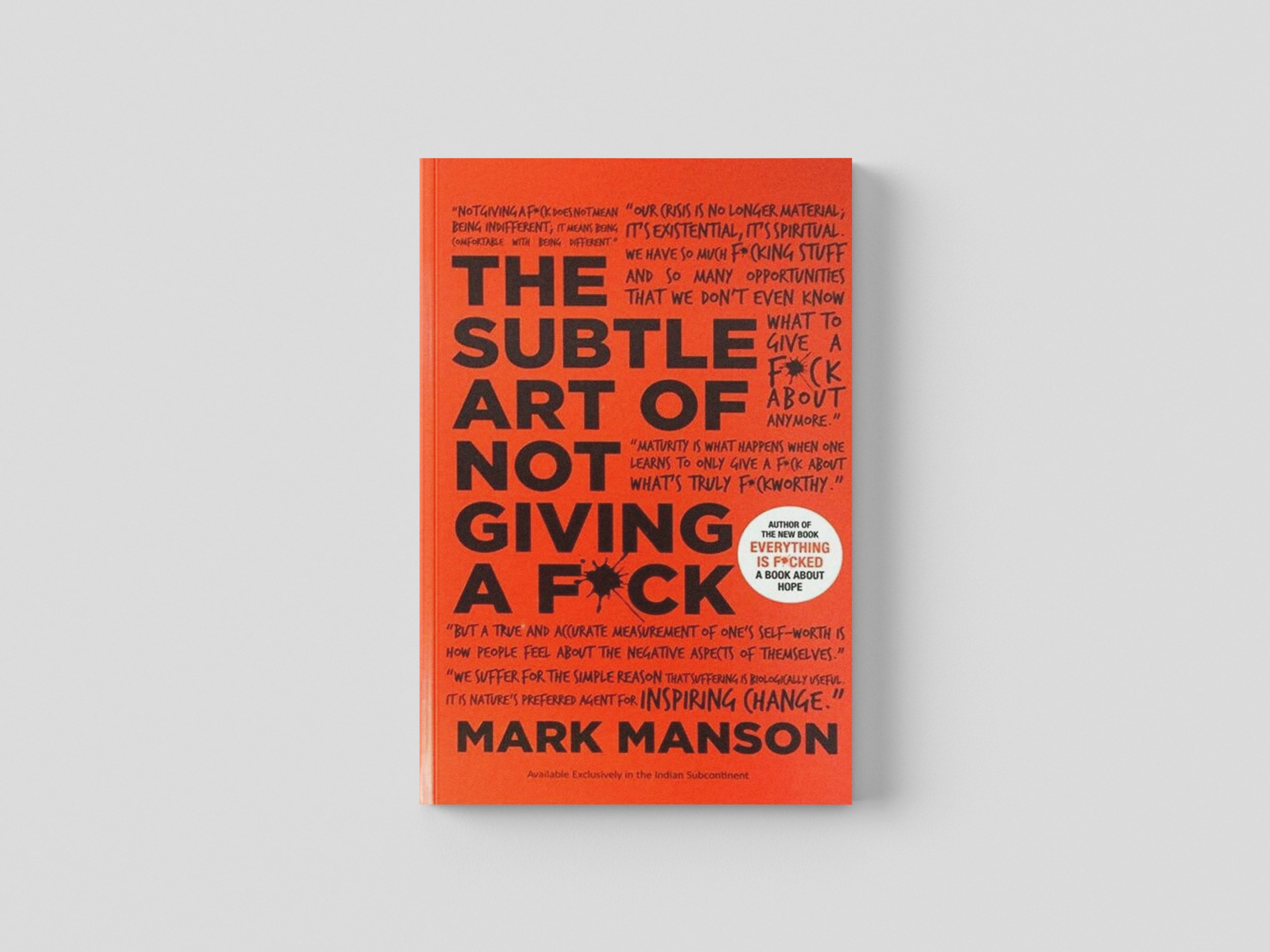 The Subtle Art of Not Giving a by HarperCollins Publishers; 9780063019720