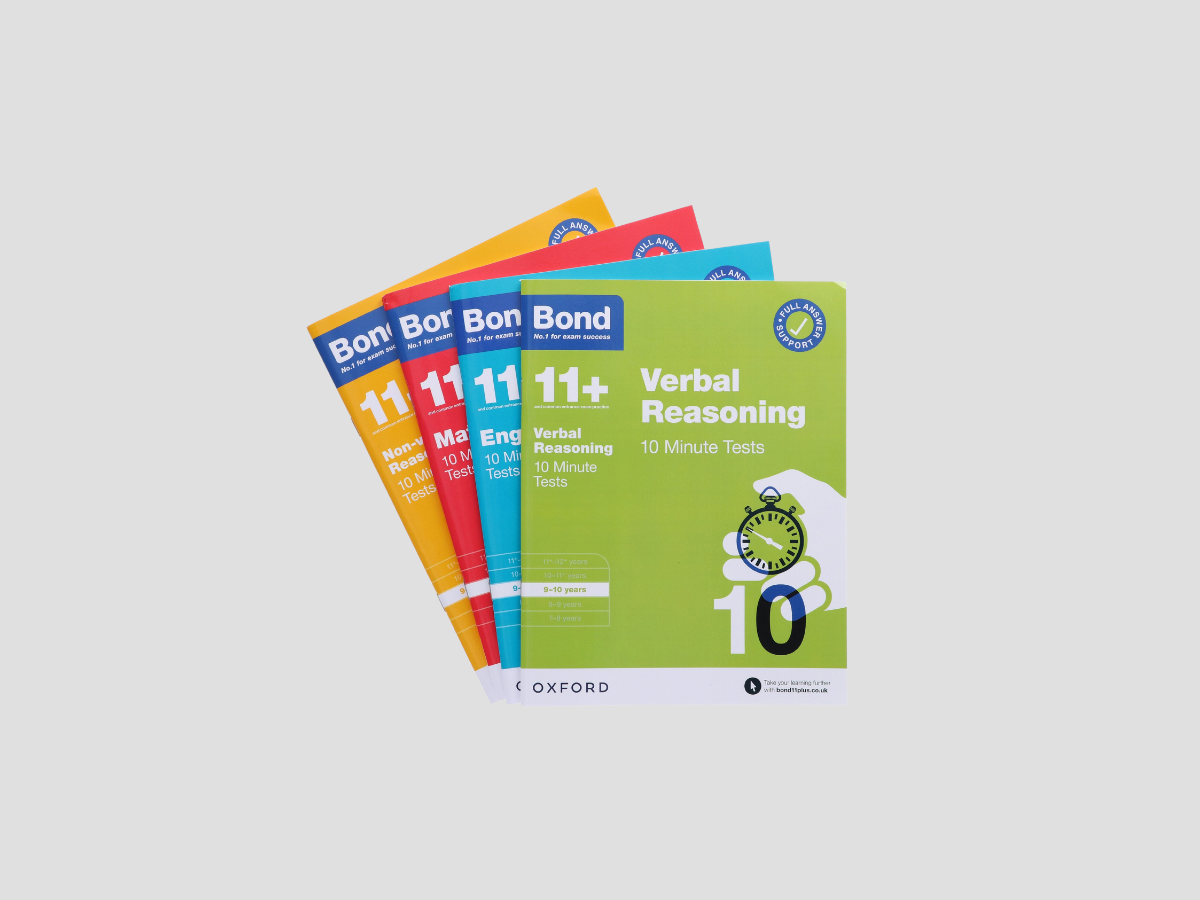 Bond 11+: Bond 11+ 10 Minute Tests 9-10 years Bundle (for GL Assessment & other 11 plus exams) by Oxford University Press; 9780192783431