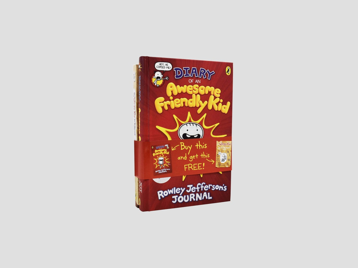 Rowley Jefferson Diary of an Awesome Friendly Kid & Wimpy Kid Do-It-Yourself Collection by Jeff Kinney; 9780241415771