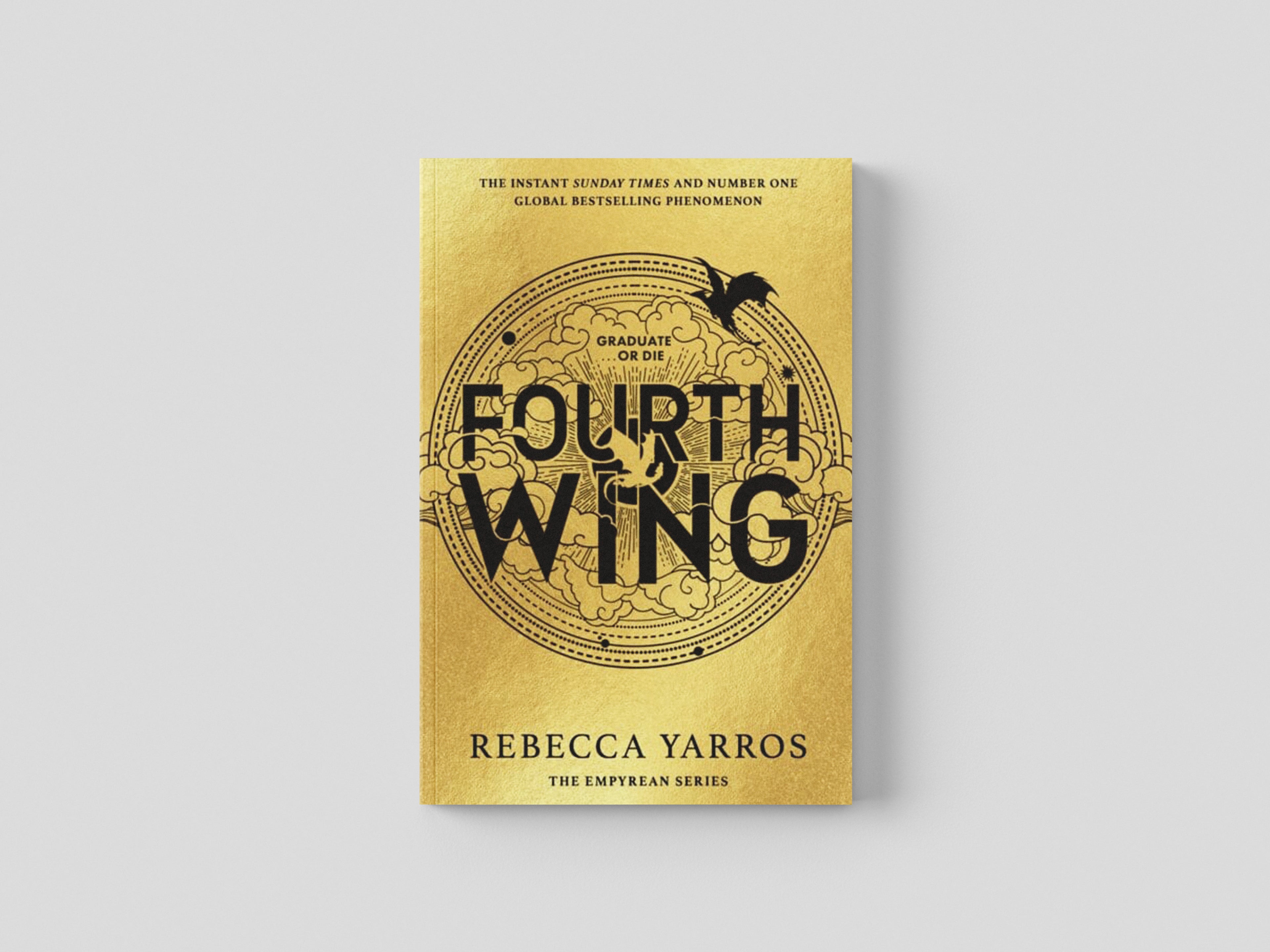 Fourth Wing by Rebecca Yarros; 9780349436999