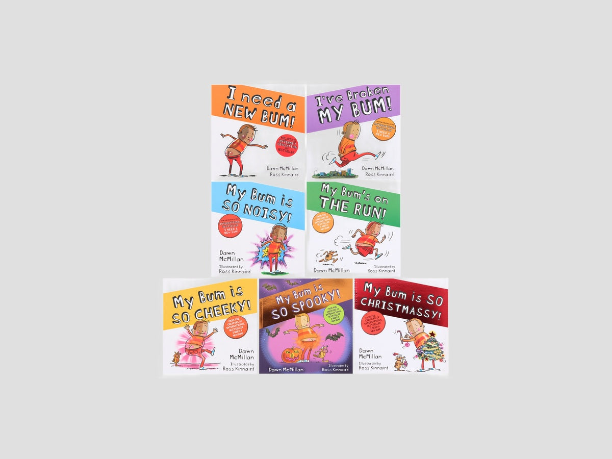 New Bum Series 7 Books Collection Set - Ages 2-6 by Scholastic; 9780678465806