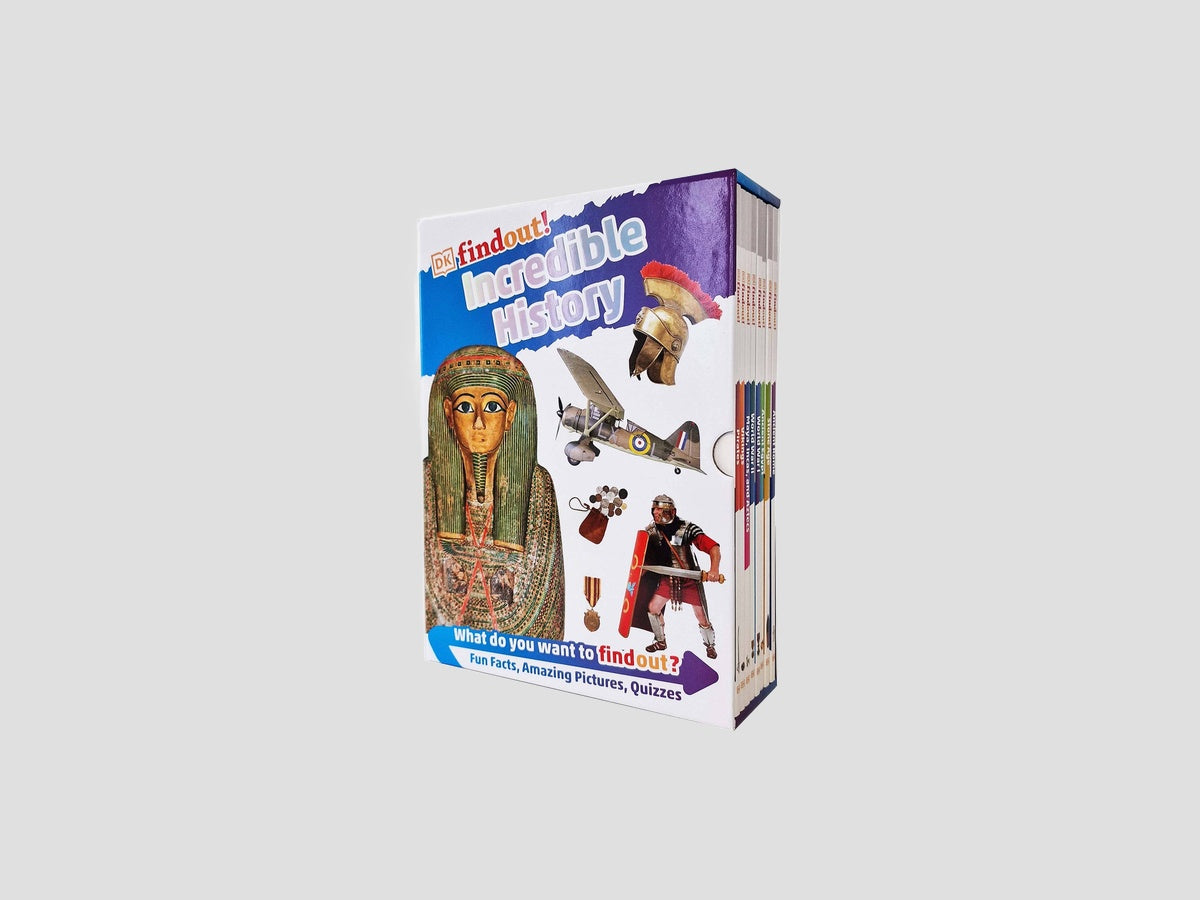 DK findout!: Incredible History Collection 8 Books Box Set - Ages 6-9 by DK Children; 9780744020632