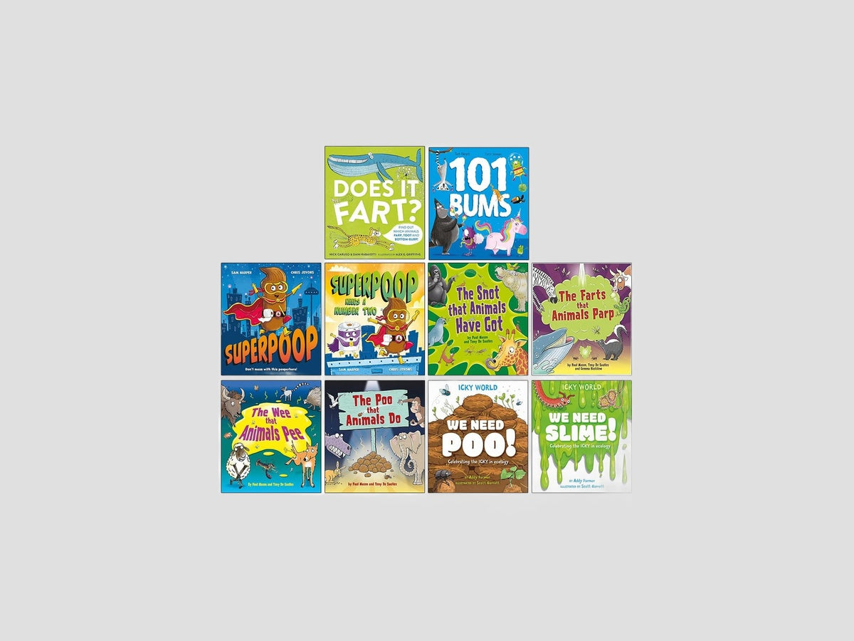 Superpoop 10 Picture Books Collection Set - Ages 5-8 by Hachette; 9781444974317