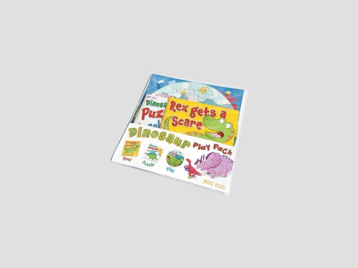 Dinosaur Play Pack 2 Books Collection - Ages 5-7 by Miles Kelly Publishing Ltd; 9781786174048