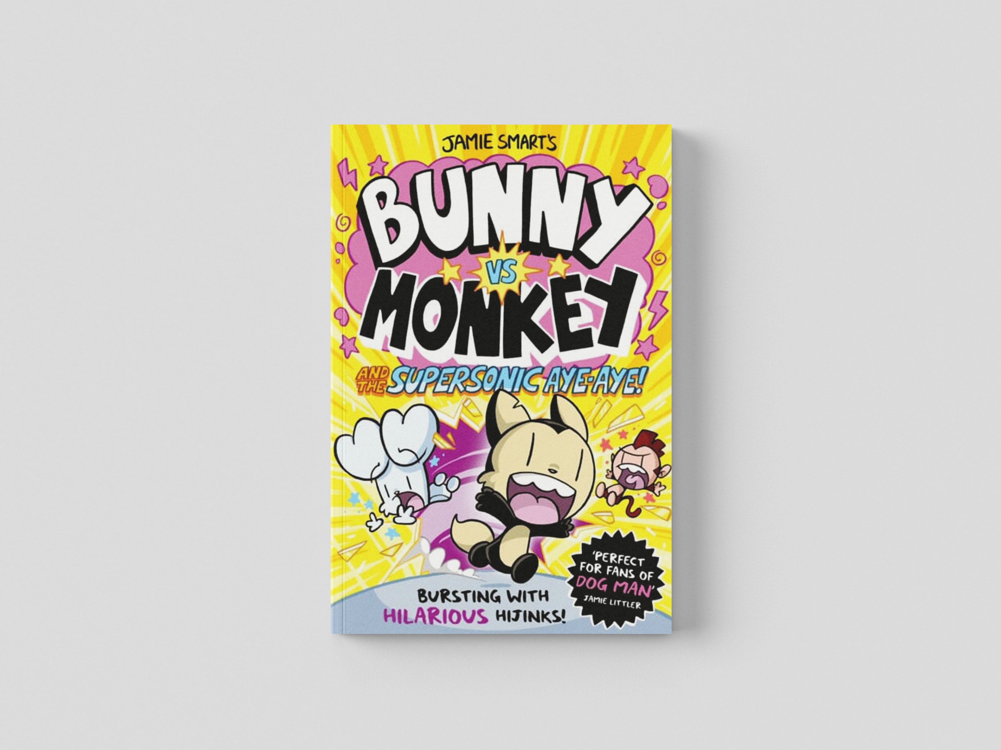 Bunny vs Monkey and the Supersonic Aye-aye by Jamie Smart; 9781788452434