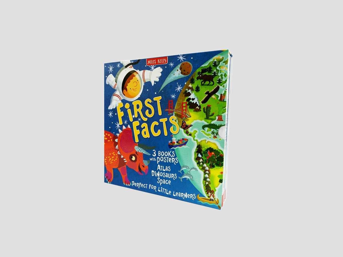 Children's First Facts Collection (Atlas, Dinosaurs & Space) - Ages 5 Years and Up by Miles Kelly Publishing Ltd; 9781789893540