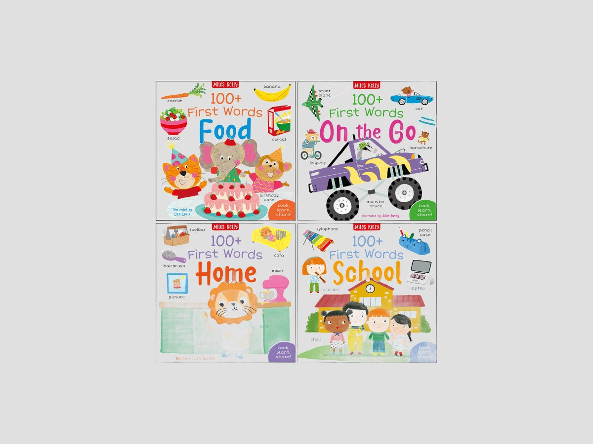 First Words My World 4 Books Collection by Miles Kelly Publishing Ltd; 9781789896114