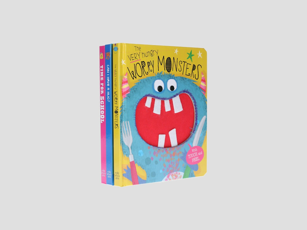The Very Hungry Worry Monsters Touch and Feel Library Collection - Ages 3+ by Make Believe Ideas; 9781836420859