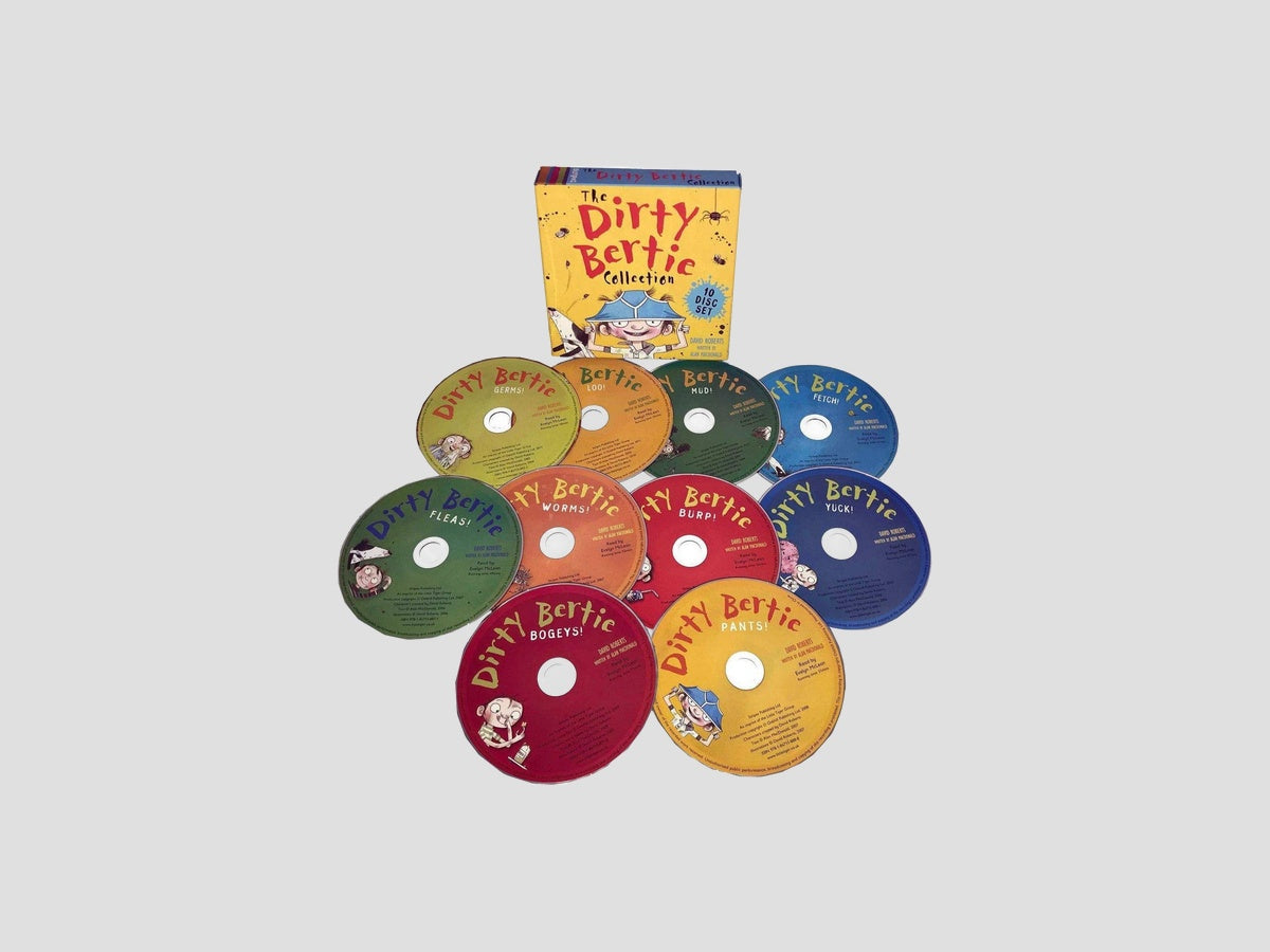 The Dirty Bertie Collection 10 CD Set - Ages 5+ - Audiobook by Alan MacDonald; 9781847158963