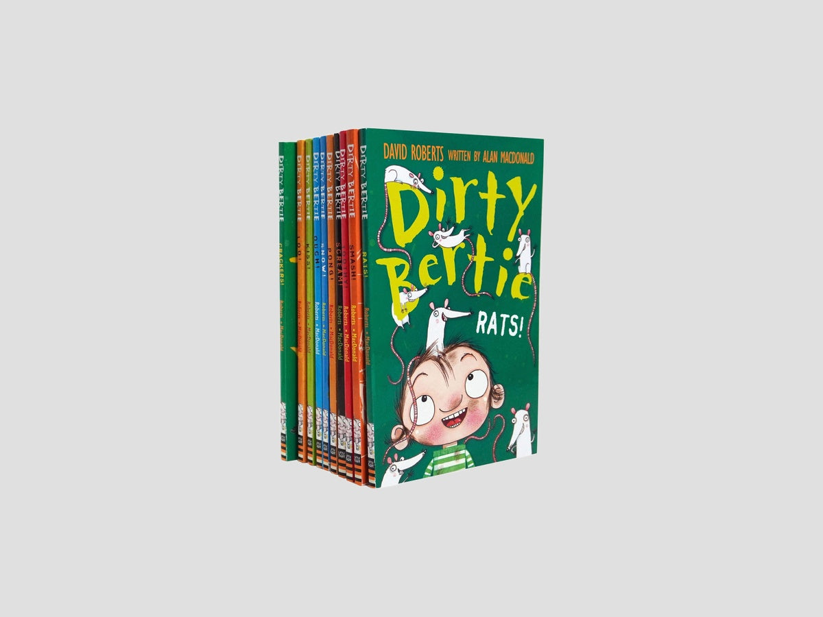 Dirty Bertie Series 2 Collection 10 Books Set (Book 11-20) - Age 5 years and up by Alan MacDonald; 9781847159335