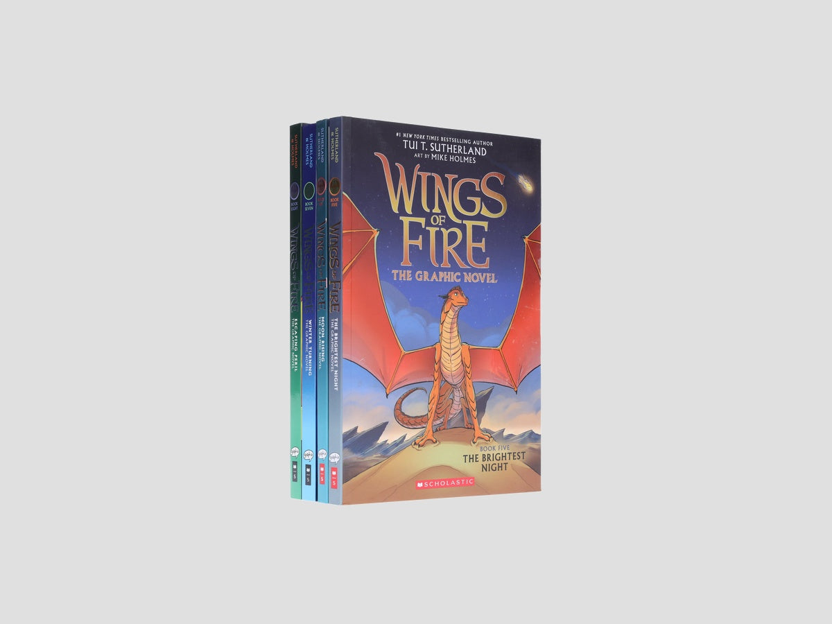 Wings of Fire Graphix Series (Book 5-8) Graphic Novels Collection - Ages 8-12 by Scholastic; 9784027876046