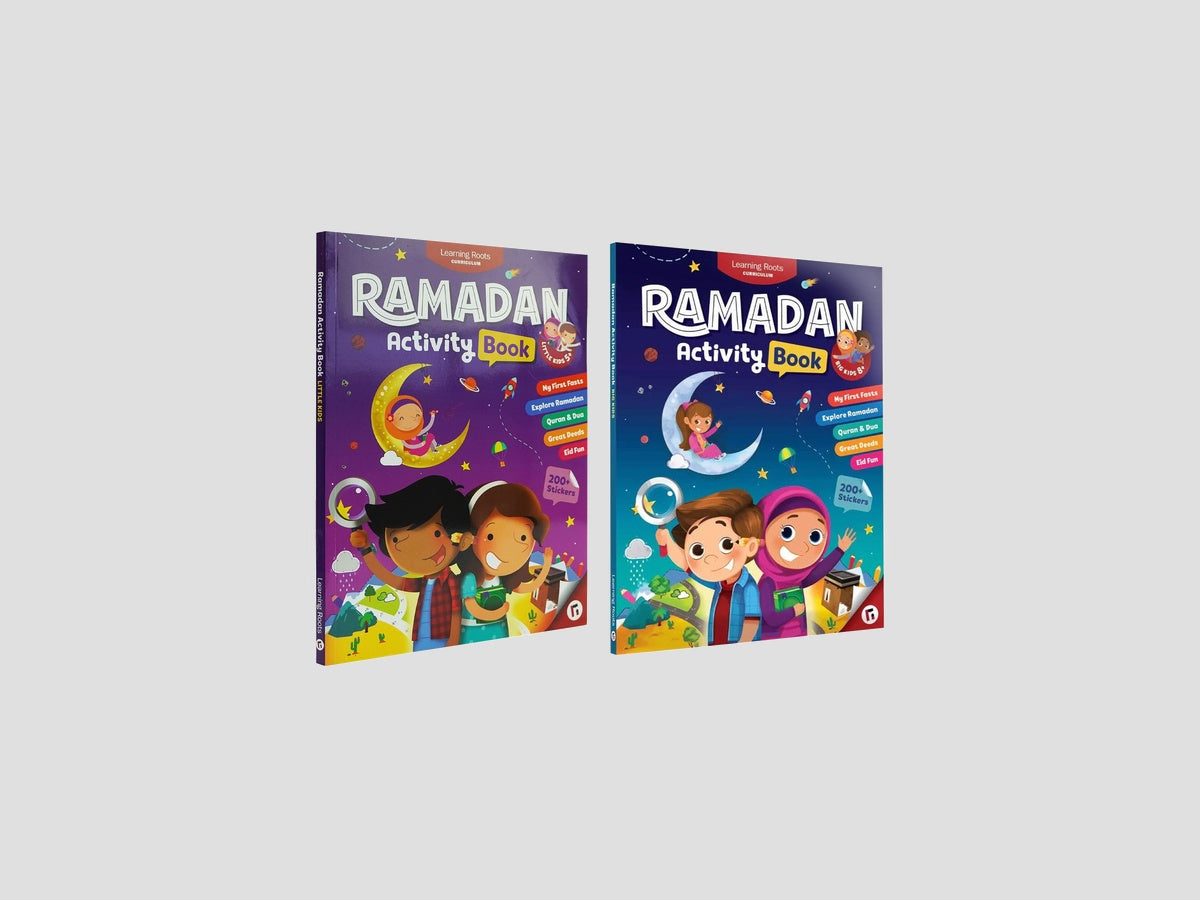 Ramadan Activity Book for Little Kids & Big Kids 2 Books Collection by Learning Roots; 9784063513622