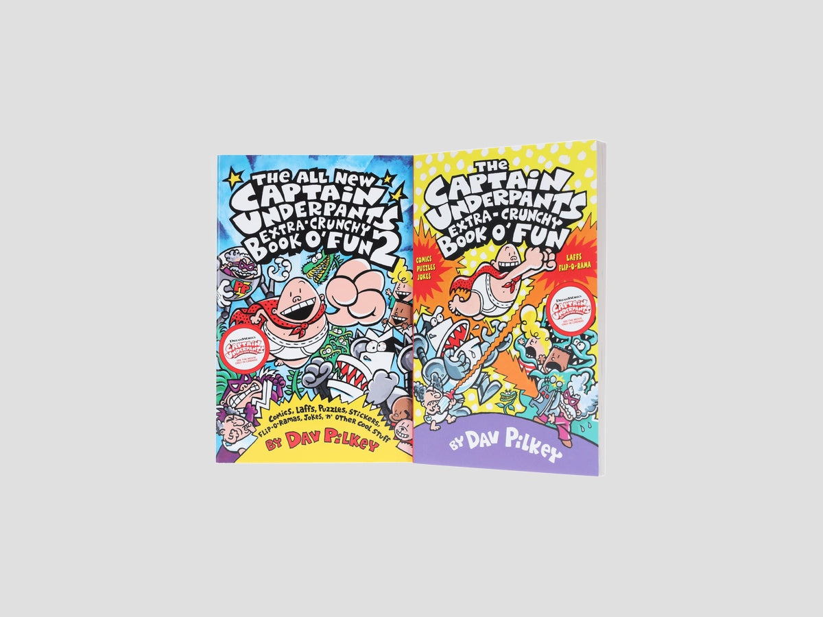 The Captain Underpants Extra-Crunchy Book O'Fun (Book 1 & 2) Collection - Ages 7-12 by Scholastic; 9784342759857