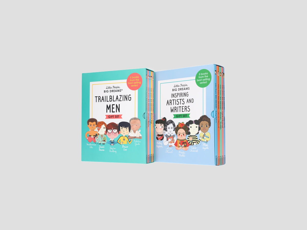 Little People, Big Dreams 10 Books Box Set Artists And Writers, Trailblazing Men - Ages 7-9 by Maria Isabel Sanchez Vegara; 9789124031640