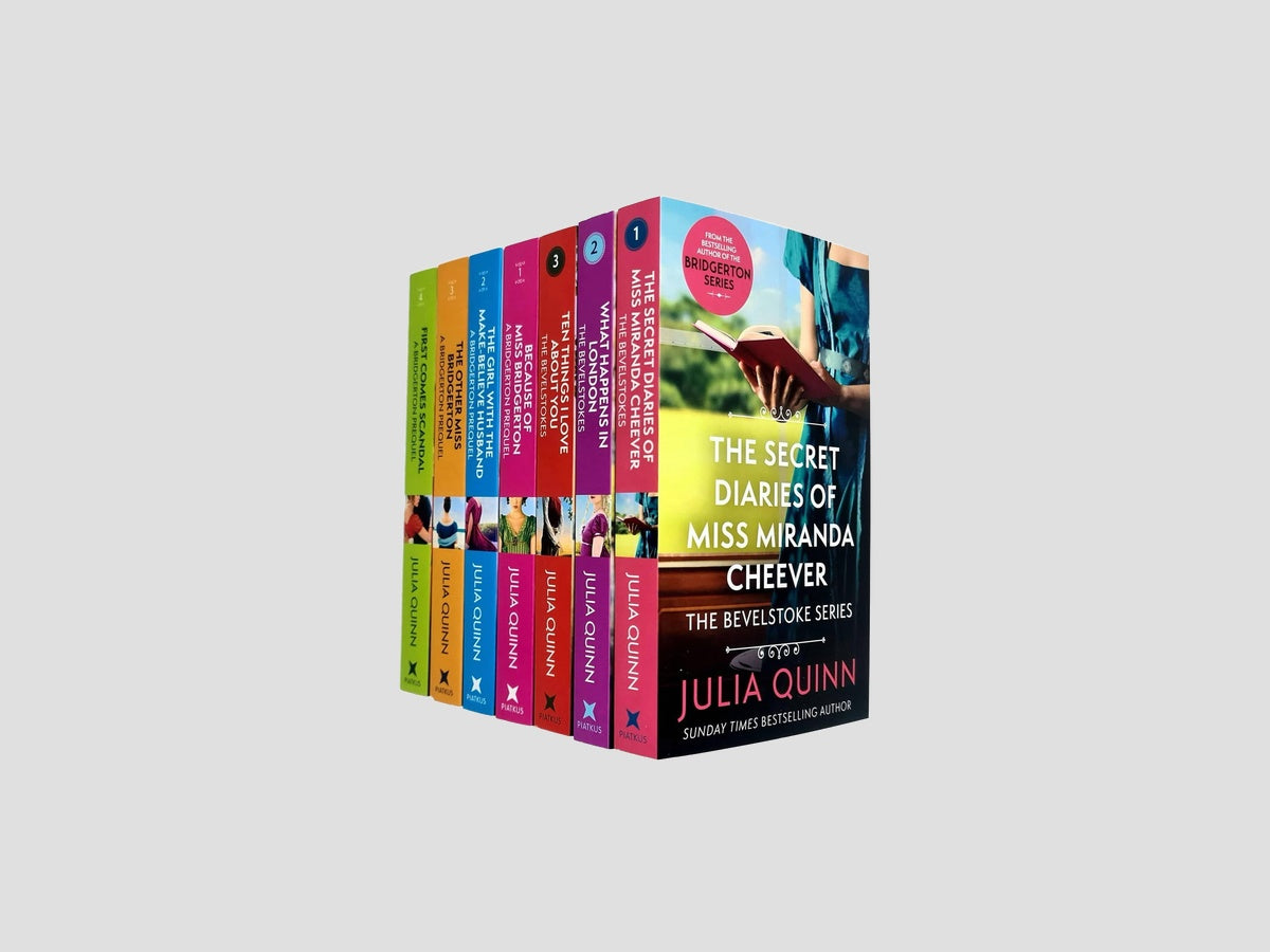 Bevelstoke & Bridgerton Prequel Series 7 Books Collection by Julia Quinn; 9789124199524