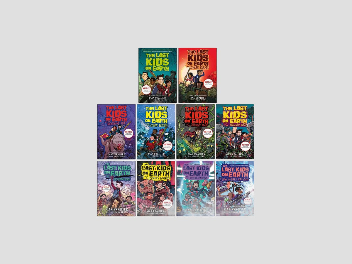Last Kids on Earth Series 10 Books Collection by Max Brallier; 9789124228613