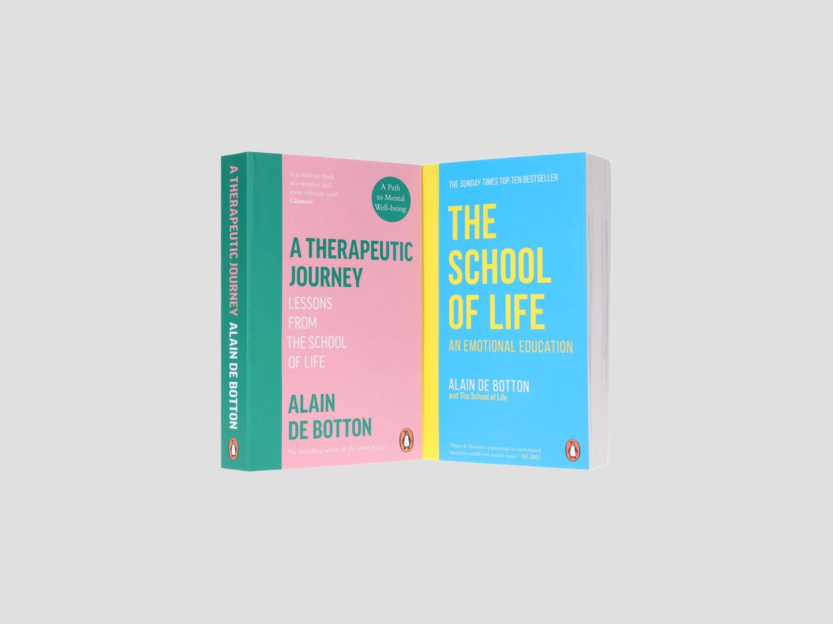 A Therapeutic Journey & The School of Life 2 Books Collection by Penguin; 9789124360764