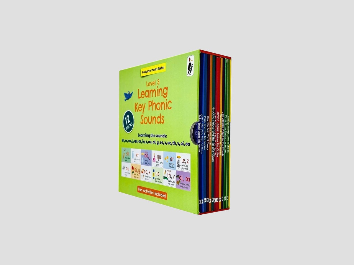 My Third Phonic Sounds (Level 3) with Included Fun Activities 12 Books Collection by Woodpecker Books Publishing; 9789395092999