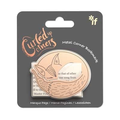 IF Curled Up Corners Bookmark, Furled Fox