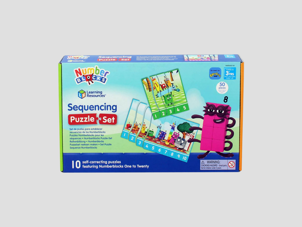 Numberblocks Sequencing Puzzle - Ages 3 Years+ by Learning Resources; 5055506410