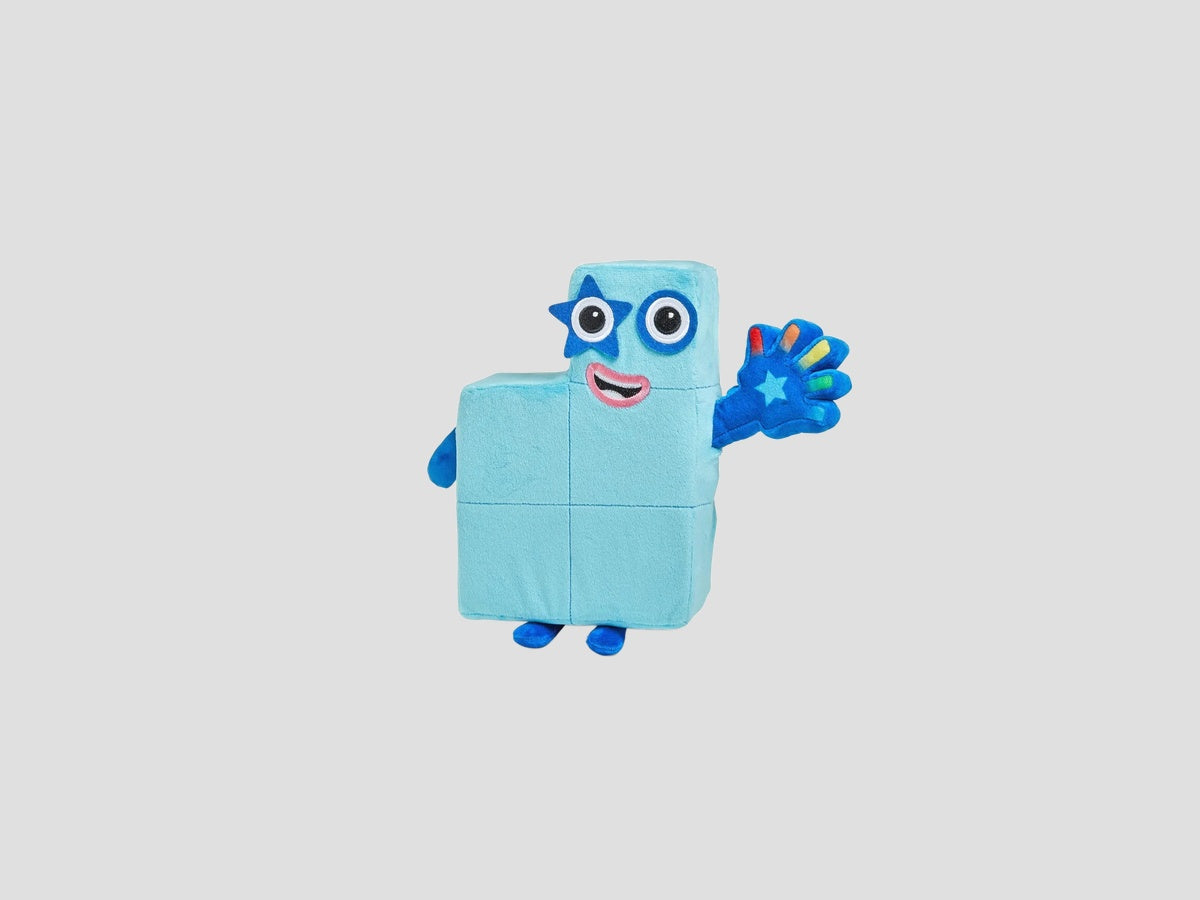 Learning Resources Sing-Along Numberblock Five Plush Interactive Toy, Counting Toy - Age 3+ by Learning Resources; 5055506411