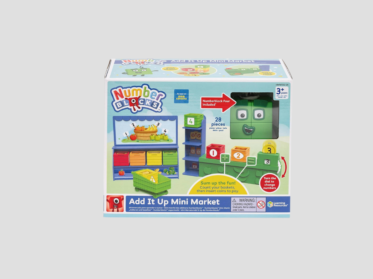 Numberblocks Add It Up Mini Market - Ages 3 Years+ by Learning Resources; 5055506414