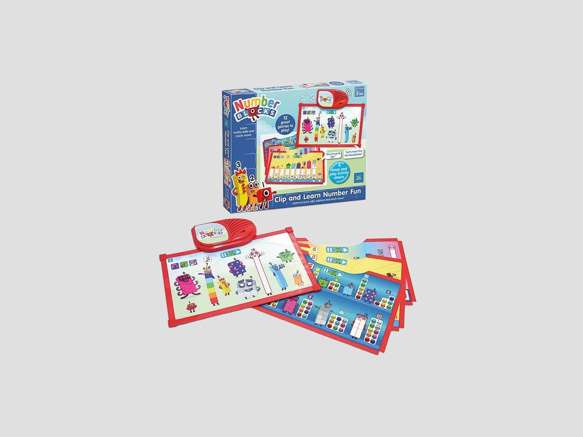 Numberblocks Clip & Learn Number Fun (12 Games) - Ages 3+ - Educational Toys by TRENDS UK LTD; 5060062145