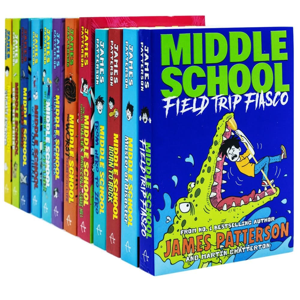 Middle School 12 Books Collection - Ages 9-14 by James Patterson; 9789526543857