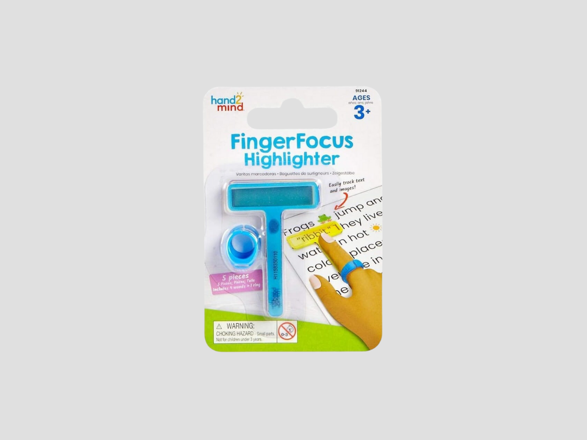 FingerFocus® Highlighters - Ages 3+ - Educational Toys by Learning Resources; 8488501126