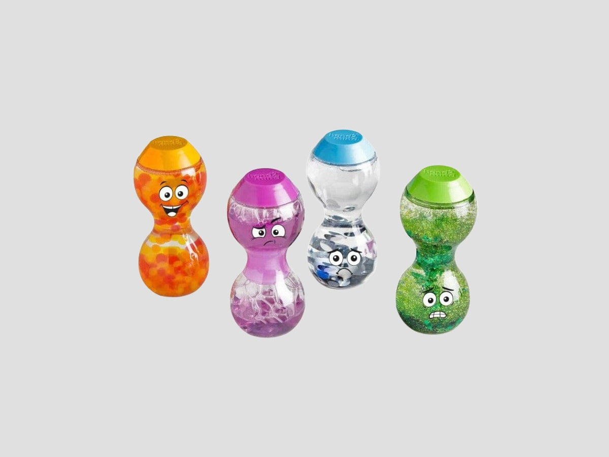 Express Your Feelings Sensory 4 Bottles (Excited, Impatient, Lonely & Nervous) - Ages 3+ - Educational Toys by Learning Resources; 8488501207