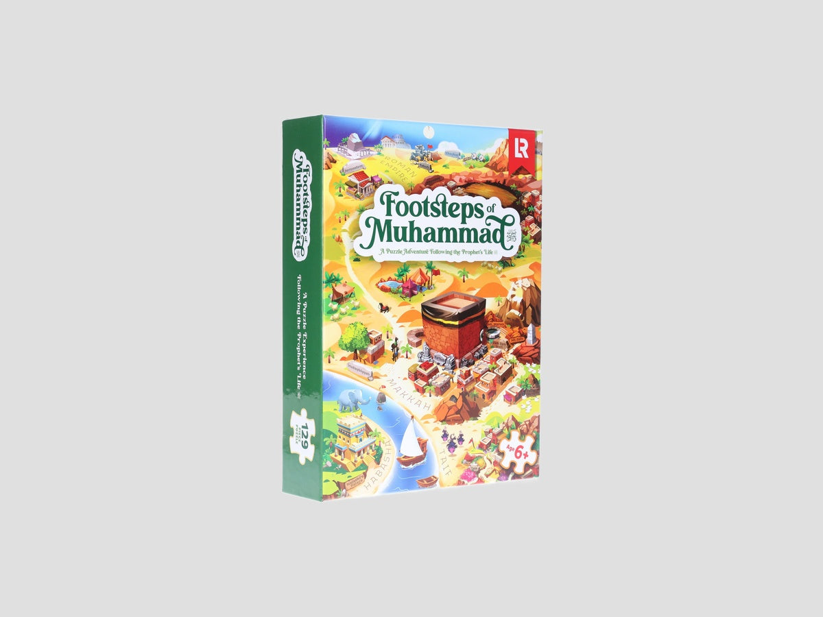 Footsteps of Muhammad: A Puzzle Adventure Following the Prophet's Life - Ages 6+ by Learning Roots; 9504684983