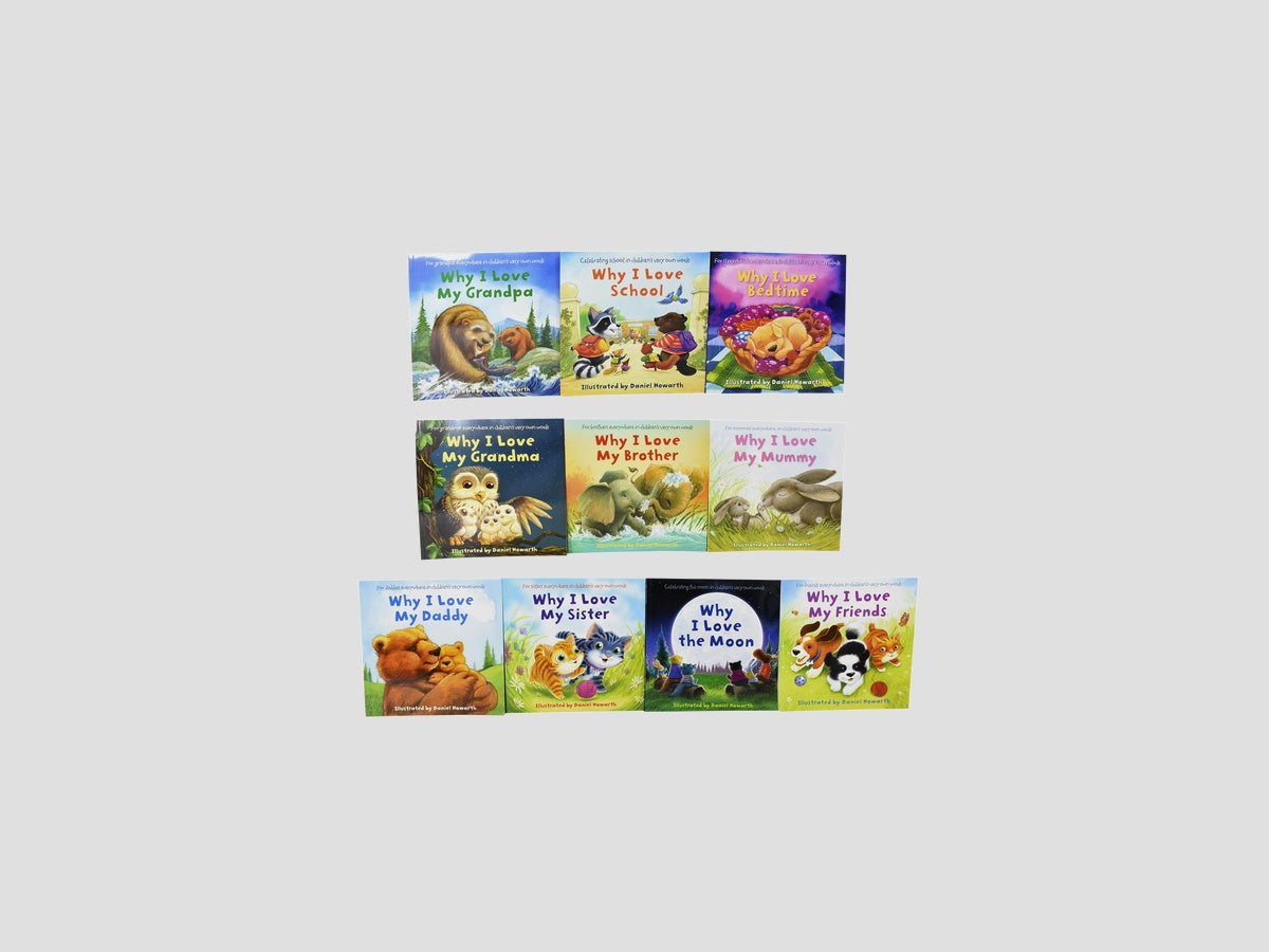 Why I Love My Family 10 Picture Books Children Collection by HarperCollins Publishers; 9780007983995