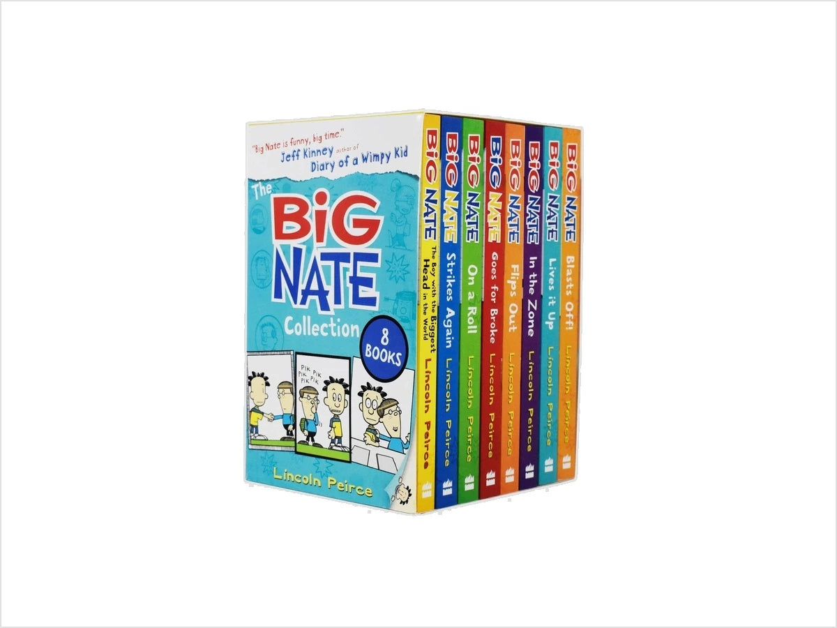 The Big Nate Collection Series 8 Books Box Set - Ages 9-14