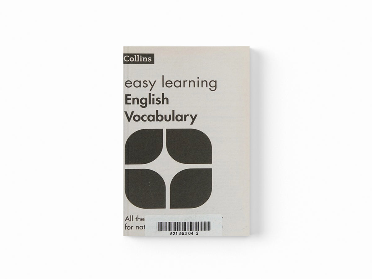 Easy Learning English Vocabulary by Collins Dictionaries; 9780008101770