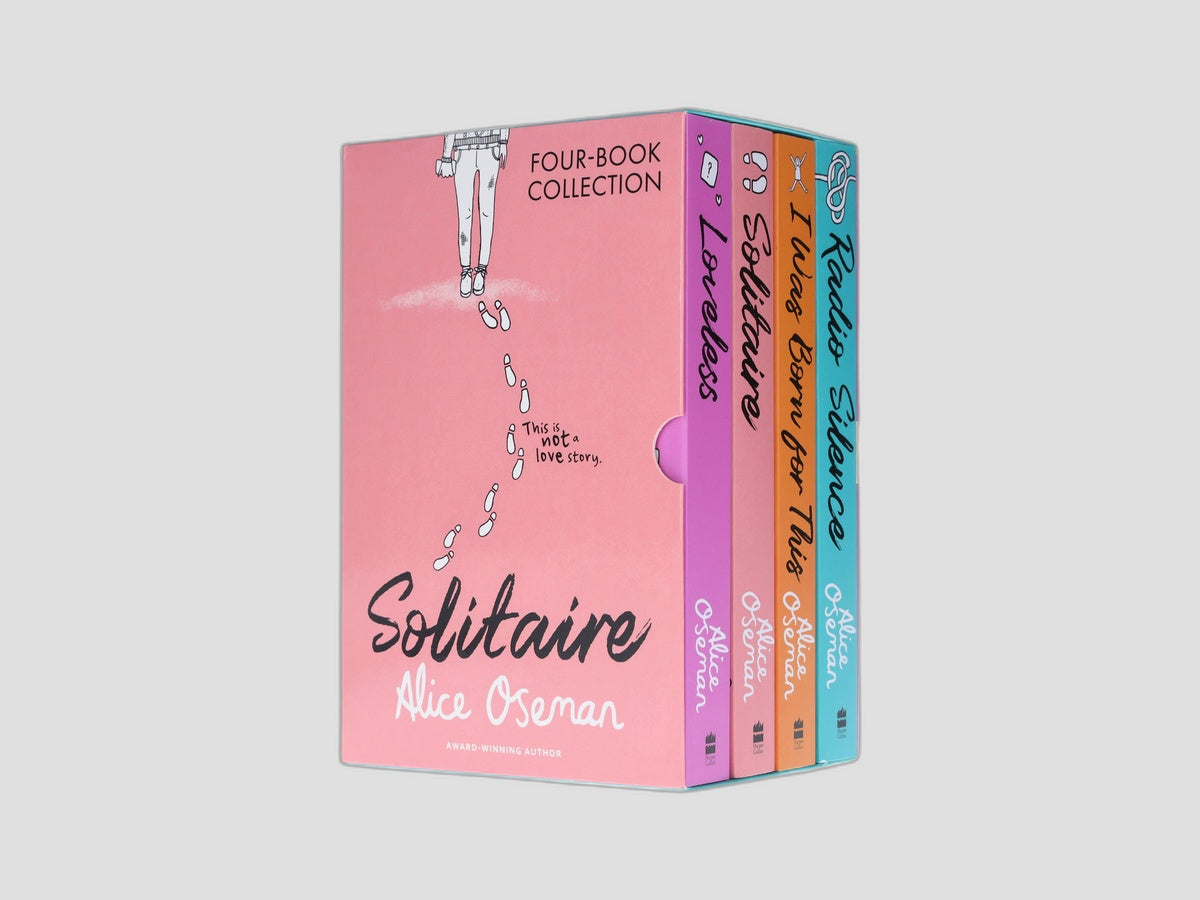 Alice Oseman Four-Book Collection Box Set (Solitaire, Radio Silence, I Was Born For This, Loveless) by Alice Oseman; 9780008507992