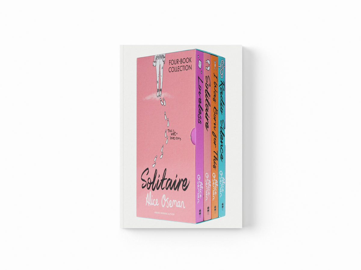 Alice Oseman Four-Book Collection Box Set (Solitaire, Radio Silence, I Was Born For This, Loveless)