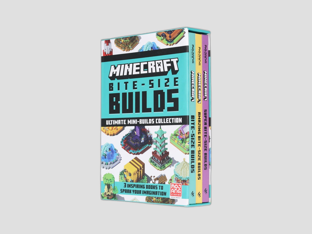 Minecraft: Bite Size Builds Slipcase x 3 by HarperCollins Publishers; 9780008537548