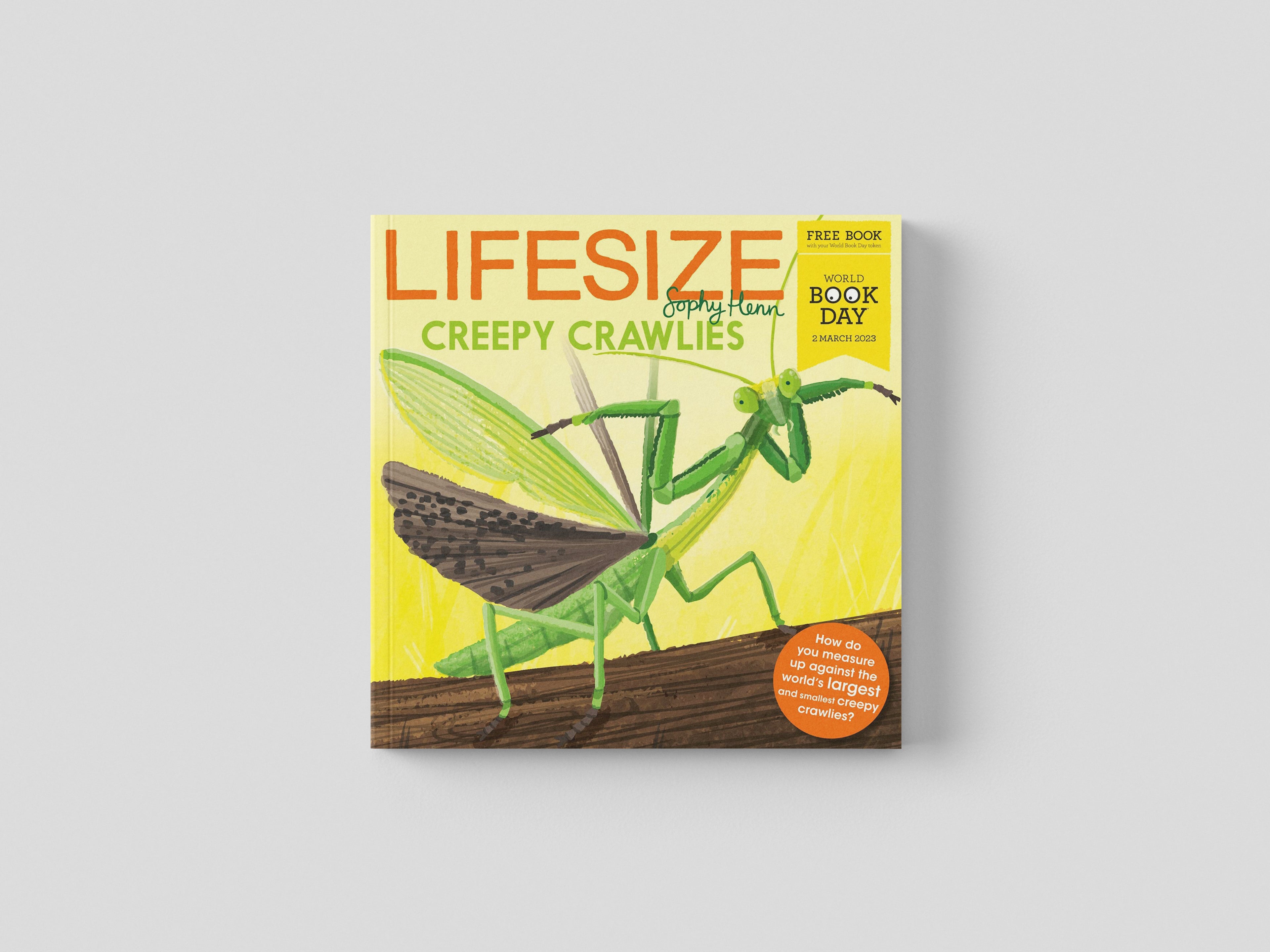 Lifesize Creepy Crawlies: World Book Day 2023 - Ages 3-5 by Red Shed; 9780008591304