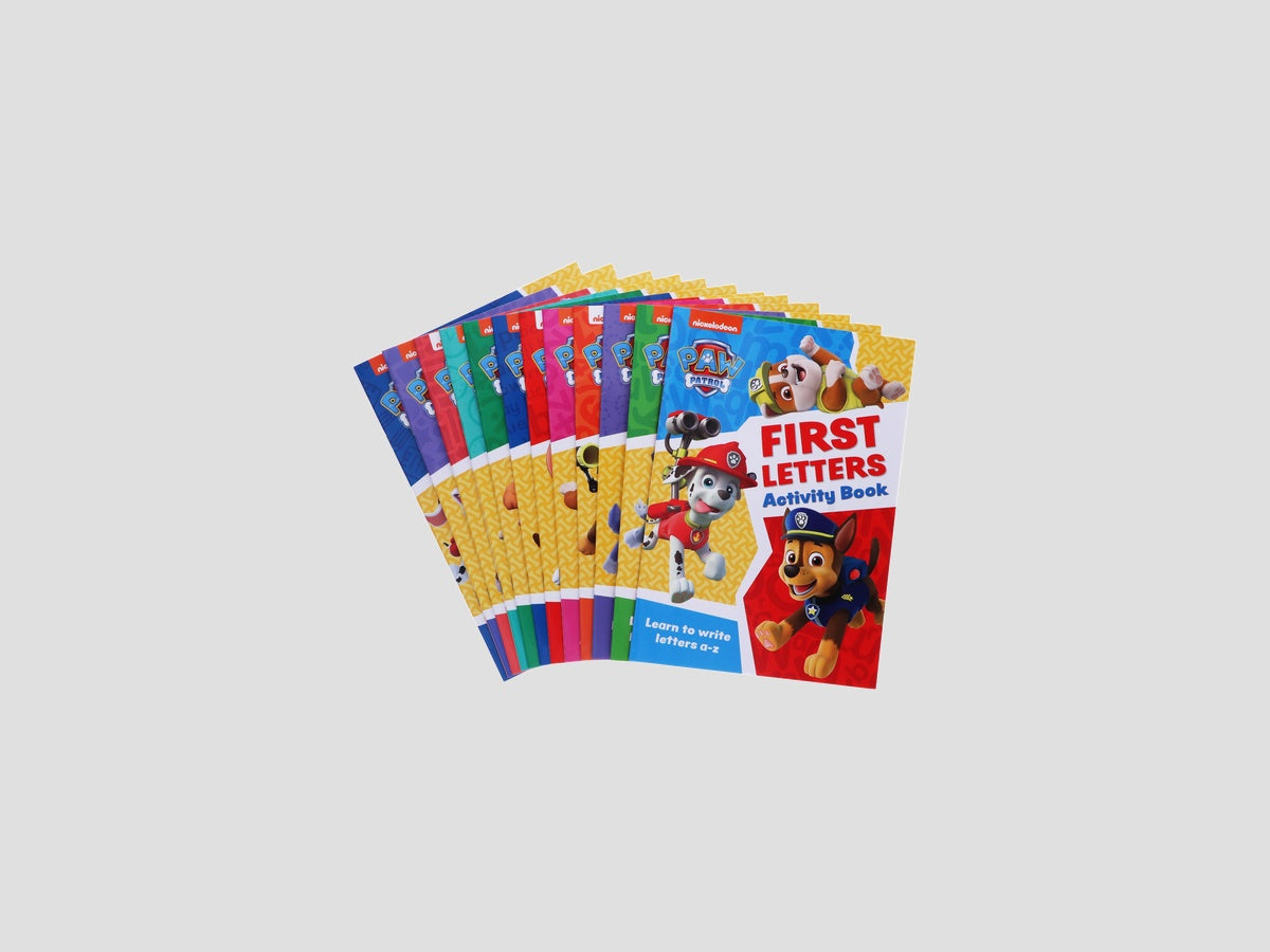 Paw Patrol Get set for school Activity Books 12 Books Collection Set - Ages 3-4 by HarperCollins Publishers; 9780008644598