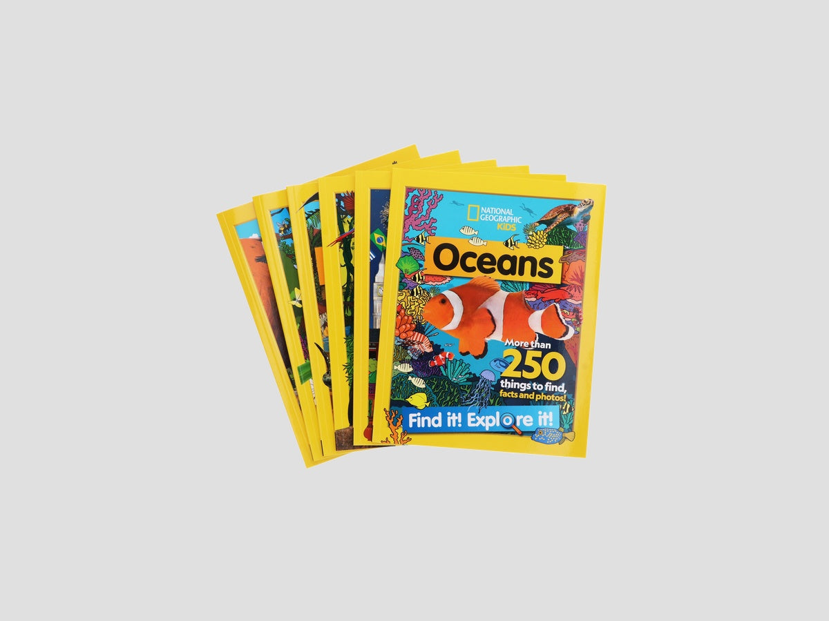 Find it! Explore it! National Geographic Kids 6 Books Collection Set - Ages 5-7 by HarperCollins Publishers; 9780008652005