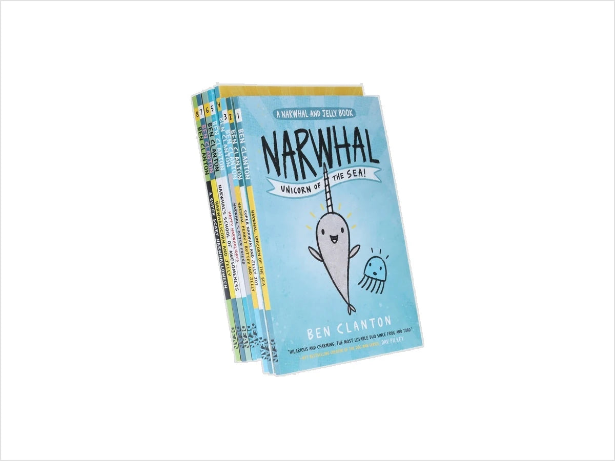 Narwhal and Jelly Series 8 Books Collection
