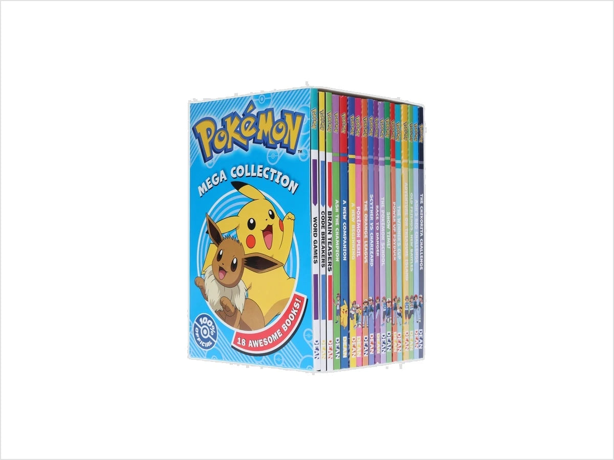 Pokemon Mega Collection 18 Books Box Set - Ages 5-8