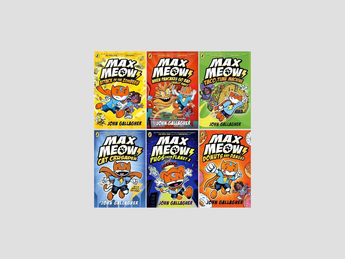 Max Meow Series 6 Books Collection Ages 5-10 by Penguin Random House; 9780017856524