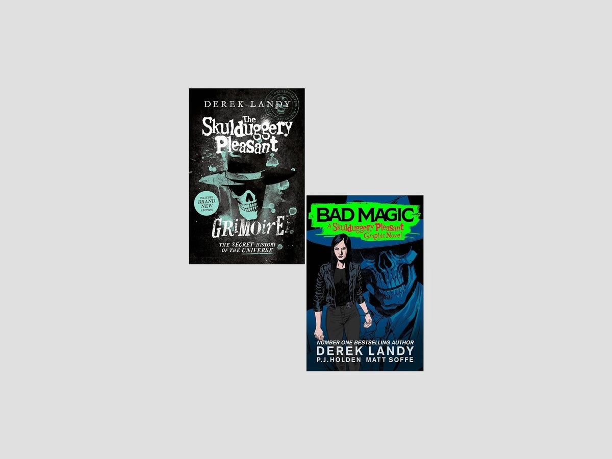 Skulduggery Pleasant Graphic Novel: Bad Magic & Grimoire 2 Books Collection Set - Ages 15+ by HarperCollins Publishers; 9780018309982