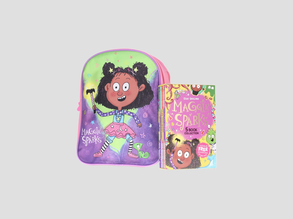 Maggie Sparks Exclusive Bundle: 5 Books Collection & Maggie Sparks Backpack: Children's Nursery Pink & Purple School Bag - Ages 3-7 by Sweet Cherry Publishing; 9780072273151