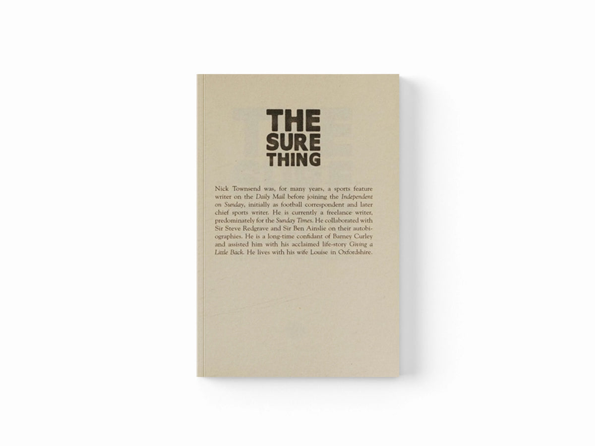 The Sure Thing by Nick Townsend; 9780099576587