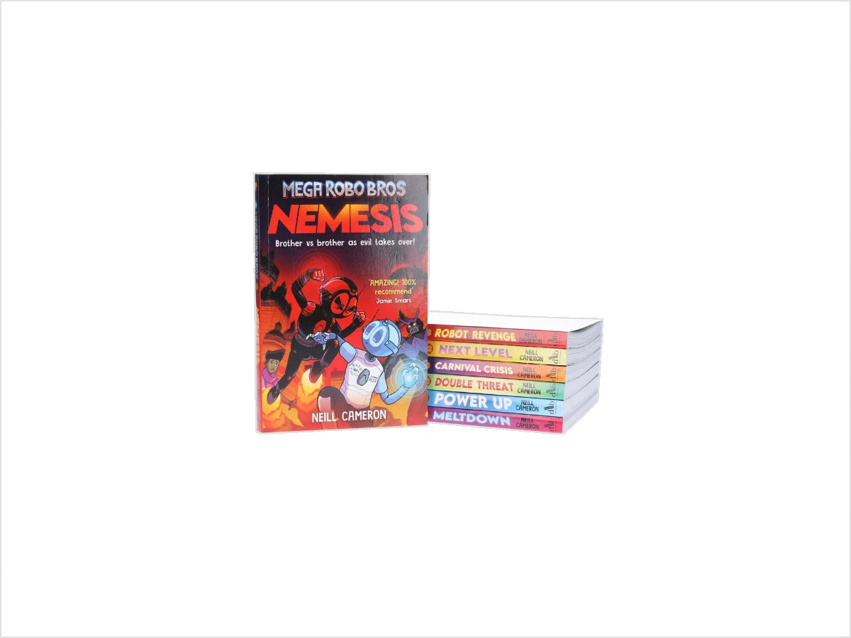 Mega Robo Bros Series 7 Books Collection