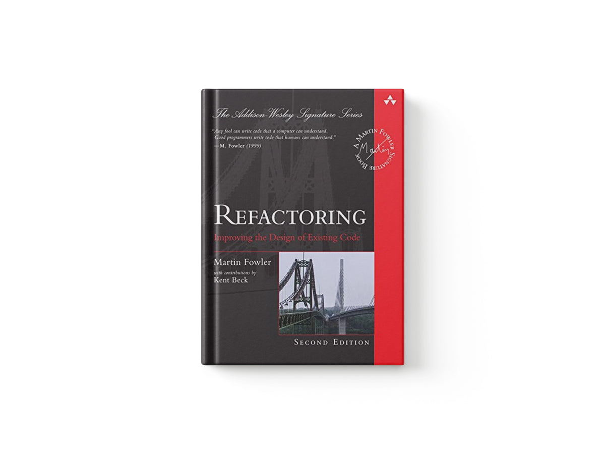 Refactoring by Martin Fowler; 9780134757599