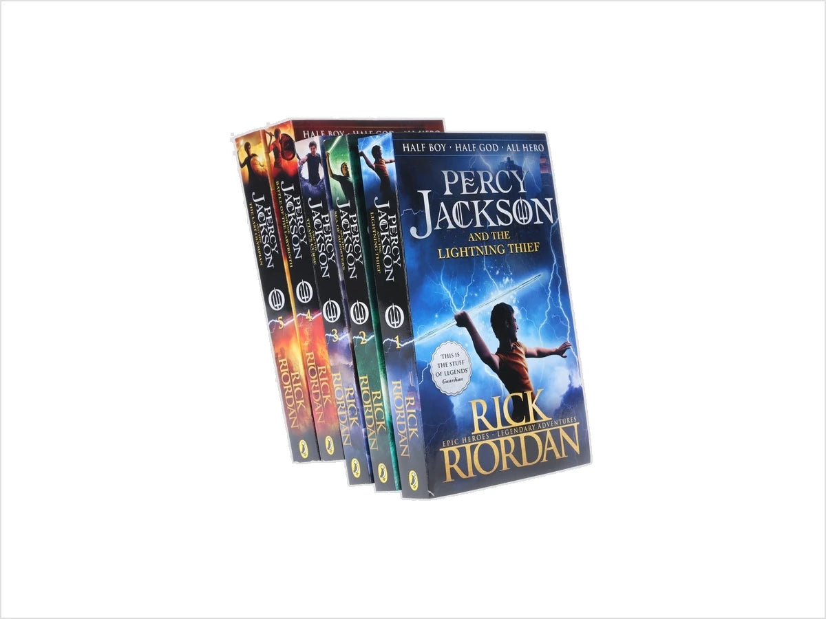 Percy Jackson Series: 5 Books Collection Set - Ages 7+