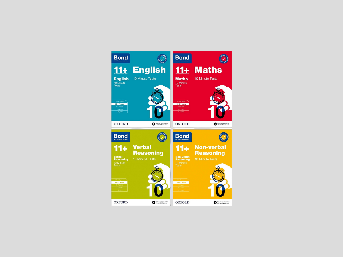 Bond 11+ 10 Minute Tests 10-11+ years Pack: Ready for the 2025 exam (for GL Assessment & other 11 plus exams) by Oxford University Press; 9780192778352